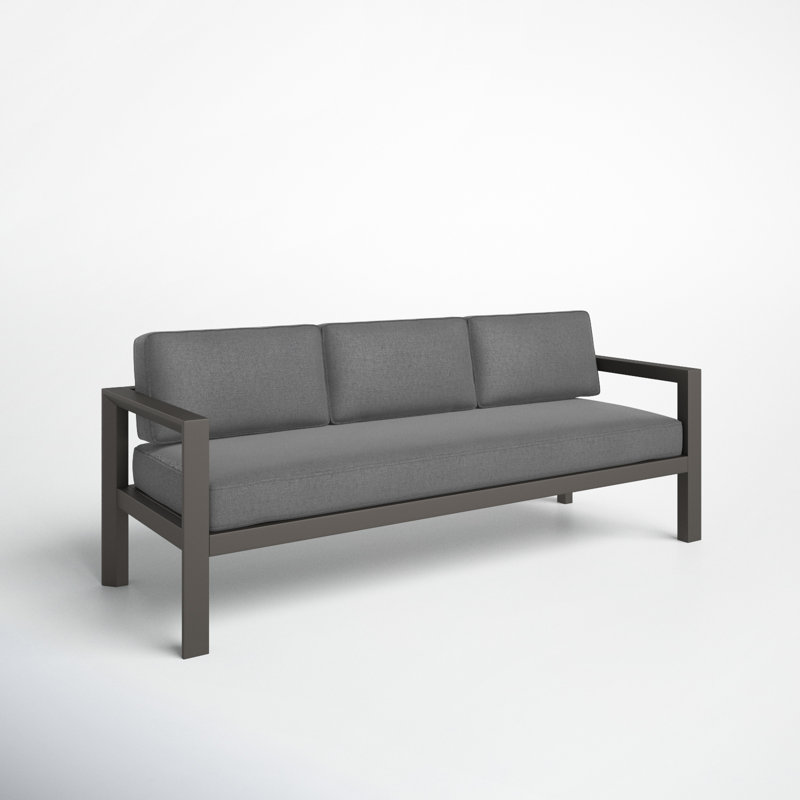 Greyson 80.75'' Metal Outdoor Sofa & Reviews Joss & Main